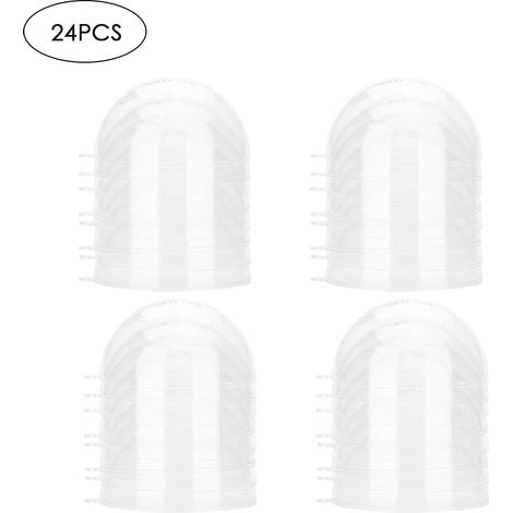 Boules De Noël Transparentes - Matériau PS Alimentaire - Pour Décoration Et DIY - Lot De 24 Pièces (1/5)