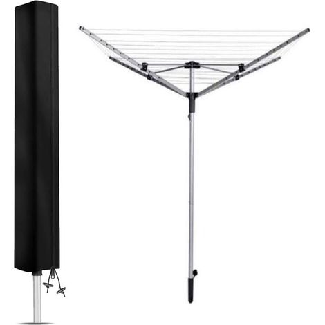 housse imperméable pour étendoir à linge rotatif d'extérieur, housse de protection pour étendoir à linge rotatif, tissu Oxford 120D (1/5)