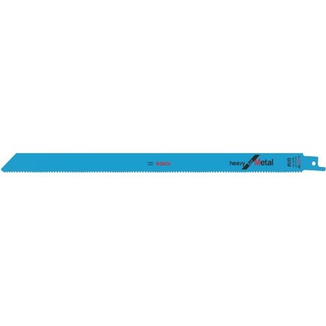 Bosch 2 608 657 409 - Hoja de sierra sable S 1225 VF - Heavy for Metal (pack de 5)