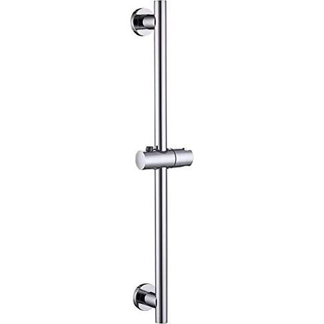 Barre de Douche Mural Colonne de Douche avec Support Douchette Barre Douche en Acier Inoxydable Solide Colonne Douche Support de Douche Système de Douche Poli, F204-PS
