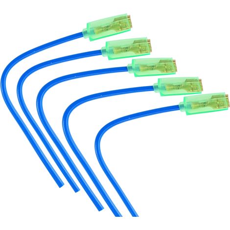 Set 5 connettori ad innesto capicorda cavi terminale femmina isolato (1/2)
