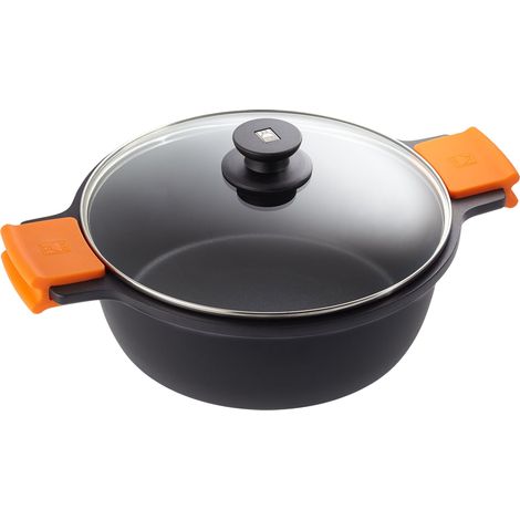Faitout Haut 28 cm, Anses en Silicone Démontables (1/4)