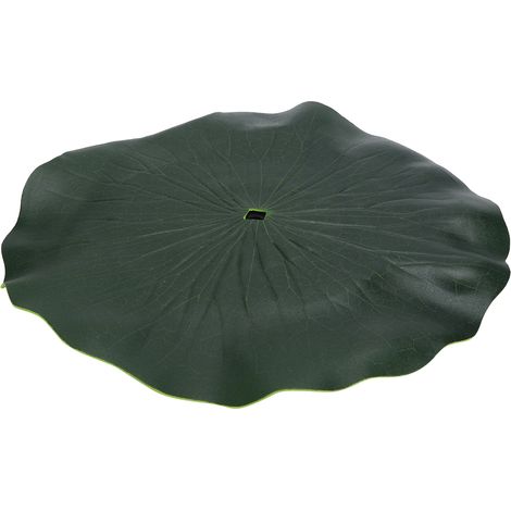 GARRYFIZH Plateau flottant en feuille de Lotus pour arroser la piscine de jardin de pompe à eau de fontaine solaire