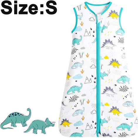 Gigoteuse d'été pour bébé, ajustable de 70 à 90 cm, pour nouveau-né de 0 à 48 mois (taille S, modèle C). Gigoteuse toutes saisons pour bébé. (1/5)