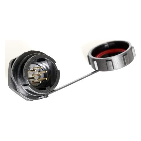 Connecteur circulaire RS PRO, Standard 7 contacts, Montage panneau, raccordement A souder ( Prix pour 1 )