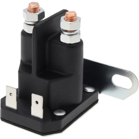 12 V 4 connexions démarreur solénoïde tondeuse à gazon interrupteur magnétique Relais commutateur pour quads tondeuse à gazon tracteurs 1873611 725-04439 (1/4)