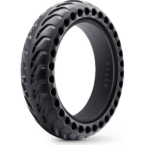 1 Pièces Pneus Pleins 8,5 x 2,0 (50/75-6.1) pour Trottinette Électrique – Increvables, Structure Nid d’Abeille, Sans Entretien, Compatibles T855, M365/Pro 2 (1/5)