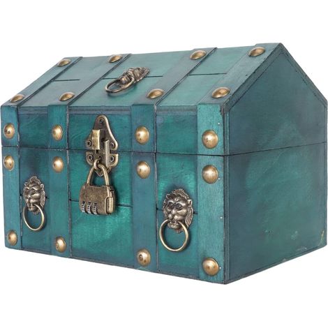 Boîte de Rangement en Bois avec Serrure à Combinaison pour (1/5)