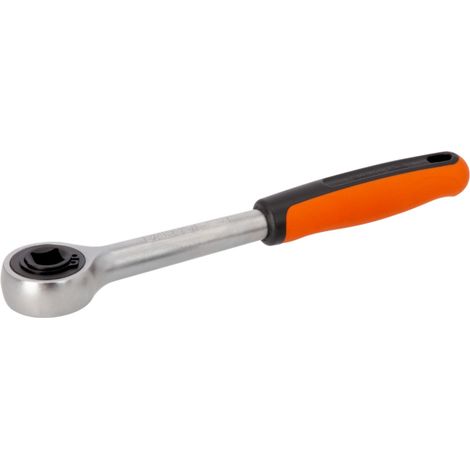 Bahco 1/2 Umschaltknarre mit 60 Zähnen und Doppel-Sperrstück, 260 mm