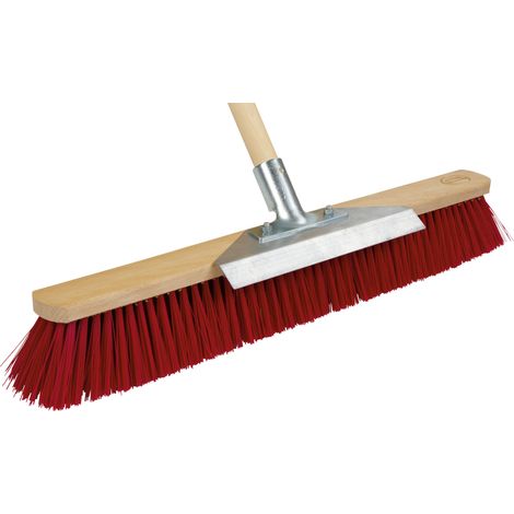 Großraumbesen 60cm mit Schabekante,Ø 28mm Stielhalter (1/3)