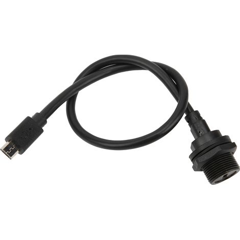 Connecteur USB étanche IP67, prise/fiche MICRO USB avec câble E10MCTFF/MCAM (0,3 mètre) (1/5)