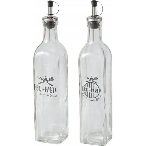 Flaconi barbecue boltze 2 pezzi trasparente 500 ml