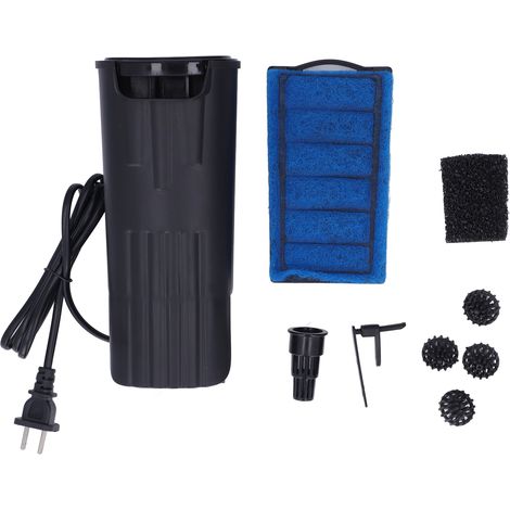Filtre pour aquarium 5W, débit 600L/H, écoulement cascade silencieux, cycle d'eau, petit filtre de réservoir à poissons, 220V CN (1/5)