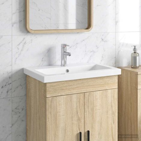 vidaXL Lavabo da bagno Cromato 61 x 40 x 16,5 cm Metallo
