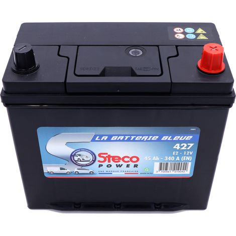 Batterie 12V 45Ah 340A 218x136x225 stecopower - 427