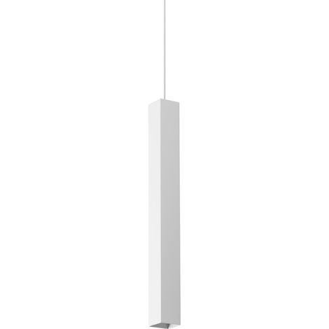 Ideal Lux Sospensione moderna Look 1 luce GU10 bianco alluminio vetro