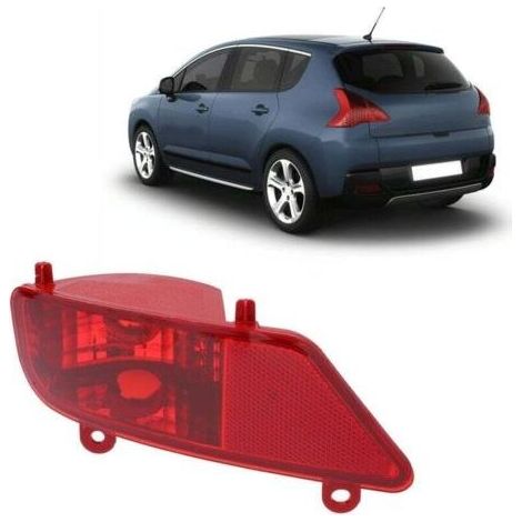 Feu arrière de brouillard pour voiture, Accessoires de Voiture de Remplacement Compatible pour Peugeot 3008 5008 2009-2016 (Gauche) (1/5)