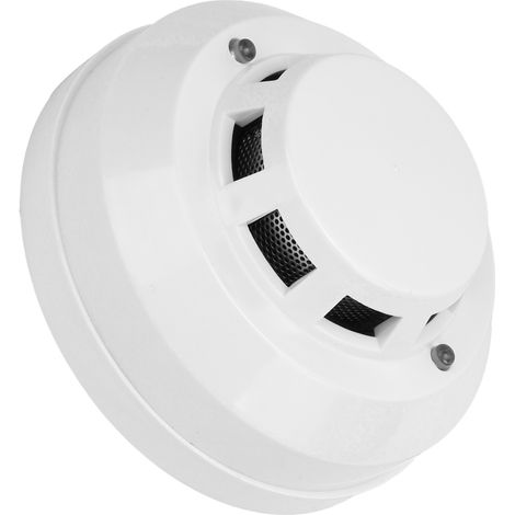 Détecteur de fumée filaire avec alarme incendie et indicateur LED pour usage domestique et commercial, 9-24 V (1/5)
