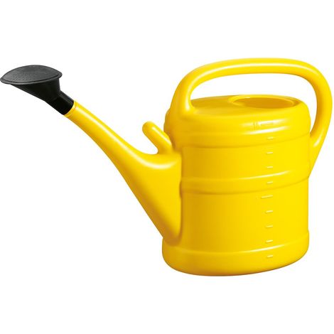 Geli Gießkanne COLOURS Gelb 10 Liter mit Aufsteckvorrichtung - Kunststoff