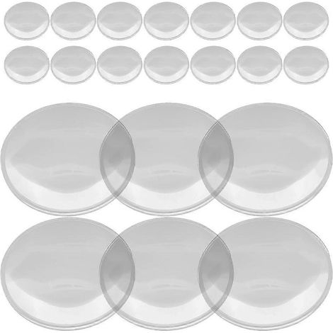 Lot de 30 lentilles convexes, loupe optique, petit dispositif de grossissement (1/4)
