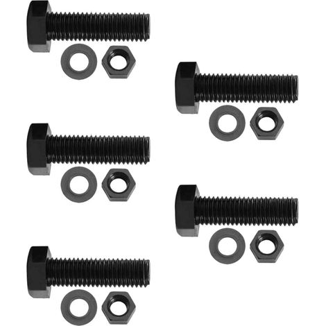 Boulon Hexagonal - Écrou Frein - Acier Inoxydable 304 - M8 x 40 mm - Pour Machines Meubles Véhicules Impression 3D - Lot de 10 Pièces (1/5)