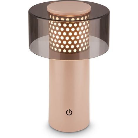 LED Tischlampe Akku LED Tischleuchte Kabellos Dimmbar Touch Outdoor Warmweiß