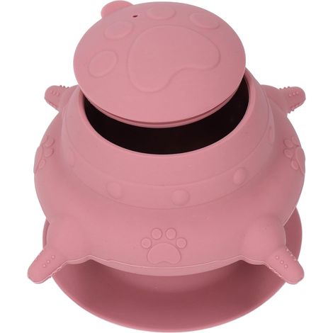 1 Mangeoire à lait pour chiots, Silicone souple, Couvercle inclus, Pour chatons nouveau-nés, Élevage et soins vétérinaires (1/5)
