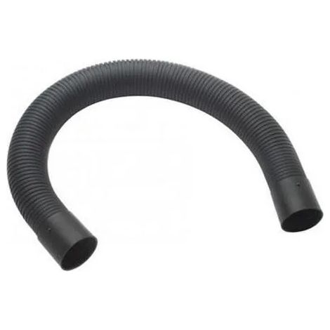 Weller Brazo de aspiración flexible negro 10 m diámetro 60 mm