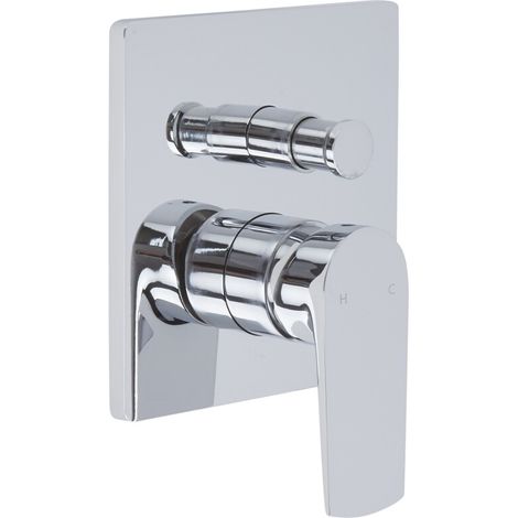 Harting - Mitigeur de Douche Mécanique Moderne à Double Fonctions - Chromé