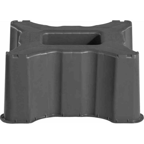 Unterstand Regentonne eckig graphite grey, 300 L (1/4)