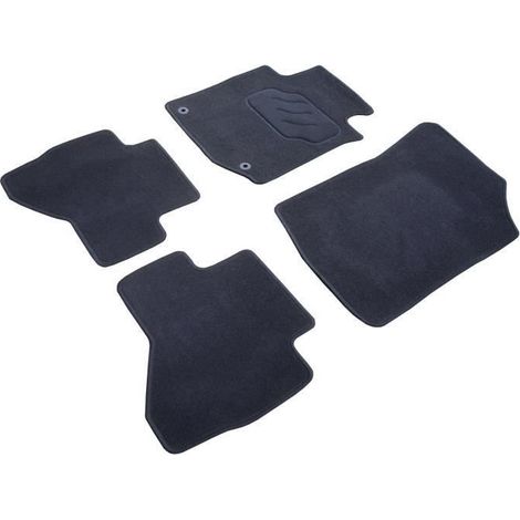Tapis sur mesure Renault Laguna 3 moquette noir (1/4)