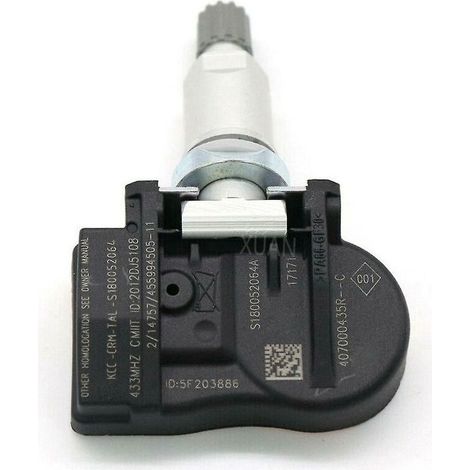 Capteur de pression des pneus 407000435r Tpms pour Fluence Latitude 433mhz 40700-0435r (1/5)