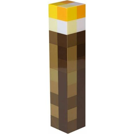 pair Allumez la torche 28CM LED haute luminosité Minecraft à main ou à montage mural F (1/4)