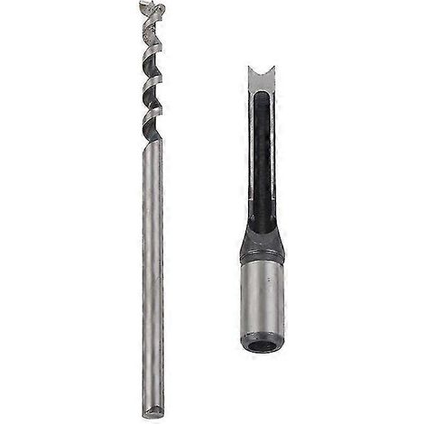 Mèche de perçage carrée pour outils de travail du bois en acier, tige ronde universelle 1/2 (12,7 mm) (1/3)
