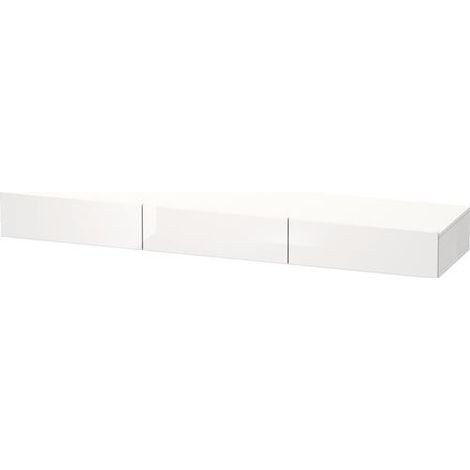 Range de tiroir DURASTYLE 440x1800x150mm chêne noir / blanc mat