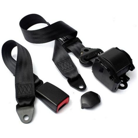 Ceinture de sécurité universelle à 3 points avec enrouleur automatique, ceinture de sécurité pour voiture (1/2)