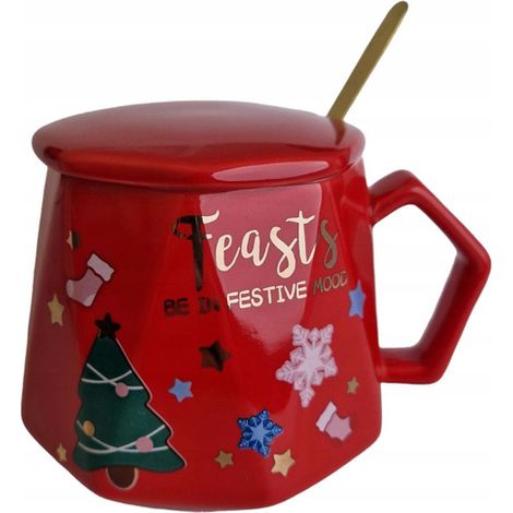 Ecarla Weihnachtstasse, rot KB08CZE (1/4)