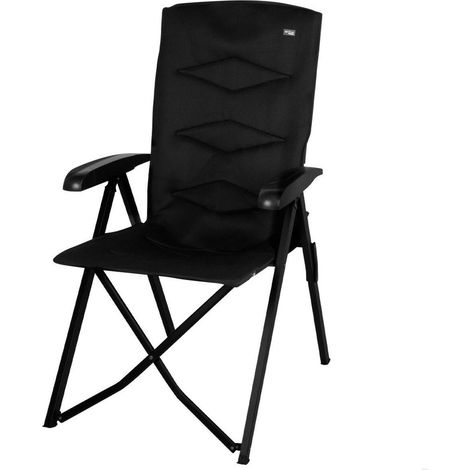 Aktive Chaise Pliante Camping Noir Aluminium Polyester