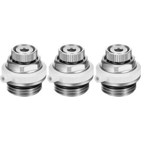 (3 Pcs) 1/2 Inch Automatic Radiator Bleed Valve, Brass Automatic Cut-Off Air Vent Air Drain Valve (1/5)