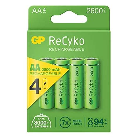 PILES RECHARGEABLES RECYK (1/5)