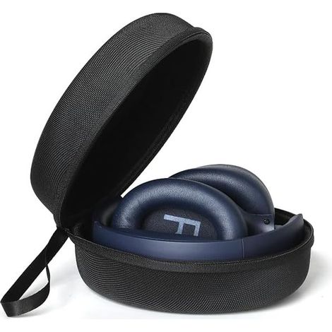 Étui de transport rigide (noir) adapté aux casques supra-auriculaires et circum-auriculaires Skullcandy Riff 2, Riff, Crusher Evo, Crusher ANC, Crusher 360, Hesh 3, Hesh ANC, Hesh Evo, Beats Solo 3, S (1/3)