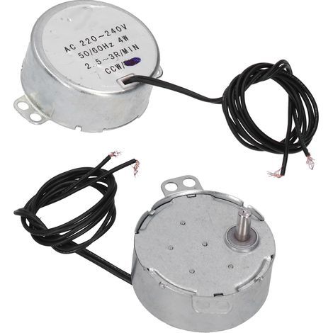 Stück CCW-Richtungssynchronmotor 220-240 V AC 2,5-3 U/min 4 W für elektrische Maschinenteile (1/5)