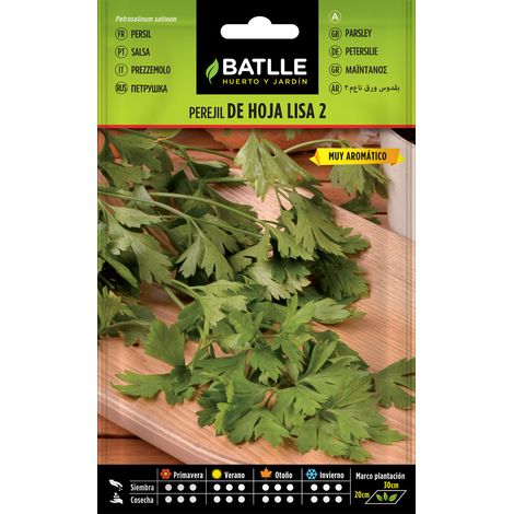 Batlle Semillas de Perejil de Hoja Lisa 2 - 3 Bolsitas