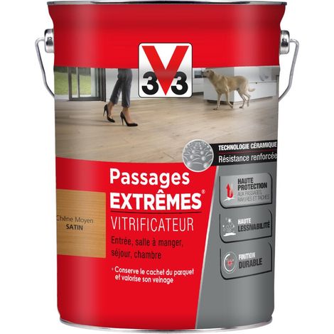 Vitrificateur Passages extrêmes® V33 Chêne moyen Satin 5L