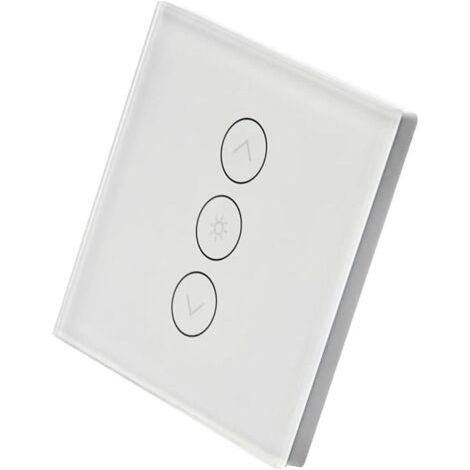 Interrupteur rétroéclairable, WiFi encastrable, Variateur d'intensité, Compatible avec Alexa et Google Home, Remplace votre interrupteur classique, Aucun hub (1/5)