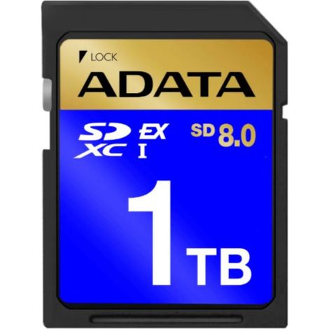 Scheda di memoria ADATA Technology SDXC SD8.0 EXPRESS da 1 TB. (1/3)
