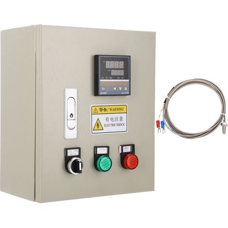 Boîte de contrôle de température intelligente PID triphasée avec contrôleur intelligent de Thermocouple 4KW 220VAC