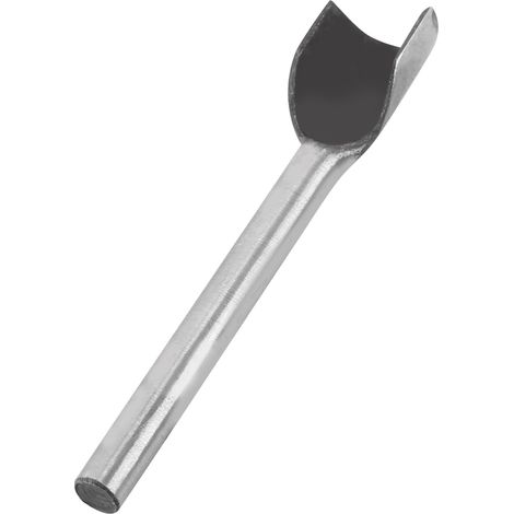 Outil de découpe pour cuir, embout demi-rond (20 mm), idéal pour le bricolage. (1/2)