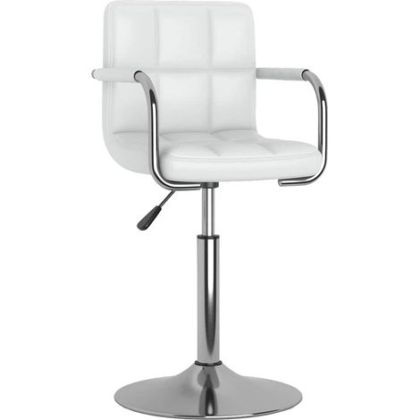 Maison Exclusive - Barhocker Weiß Kunstleder (1/5)