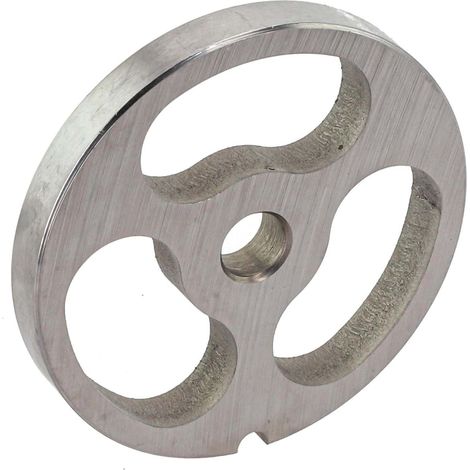 Un choix fiable et sûr à utiliser, plaque de hachage de viande en acier inoxydable de 69 mm (3 trous) (1/4)